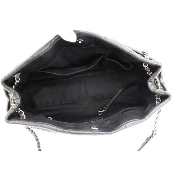 Chanel Caviar Chain Shoulder Matelasse Black Here Mark - Picture 7 of 7